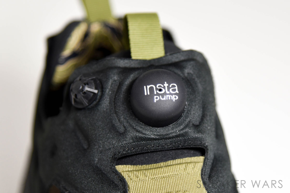 REEBOK CLASSICS INSTAPUMP FURY TIGER CAMO BLACK BUTTON